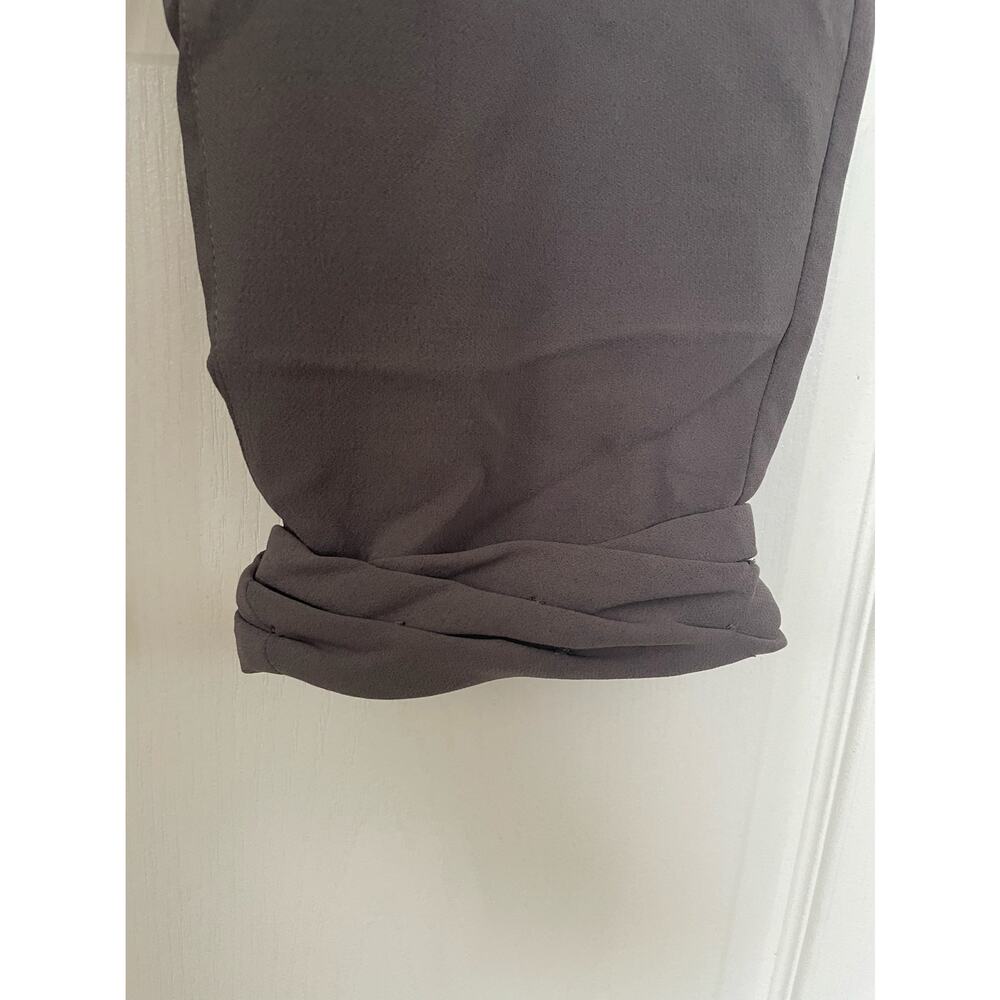 Aritzia Wilfred Allant Cropped Tie Waist Pant Charcoal Size 6 - Picture 5 of 11